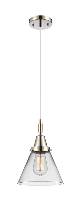 Innovations 447-1P-PN-G42 One Light Pendant, Polished Nickel