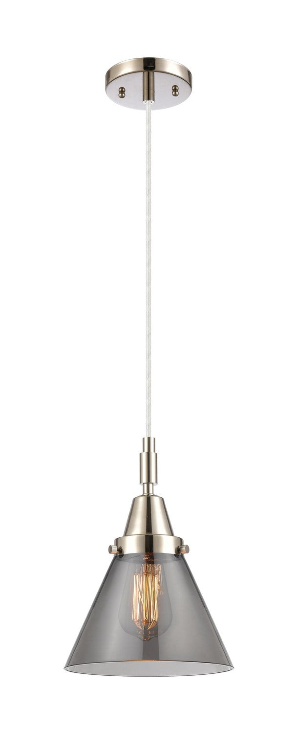 Innovations 447-1P-PN-G43 One Light Pendant, Polished Nickel