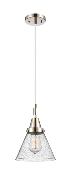Innovations 447-1P-PN-G44 One Light Pendant, Polished Nickel