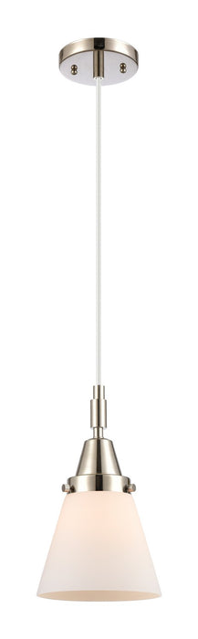 Innovations 447-1P-PN-G61 One Light Pendant, Polished Nickel