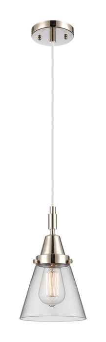 Innovations 447-1P-PN-G62 One Light Pendant, Polished Nickel