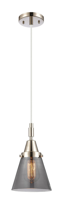 Innovations 447-1P-PN-G63 One Light Pendant, Polished Nickel