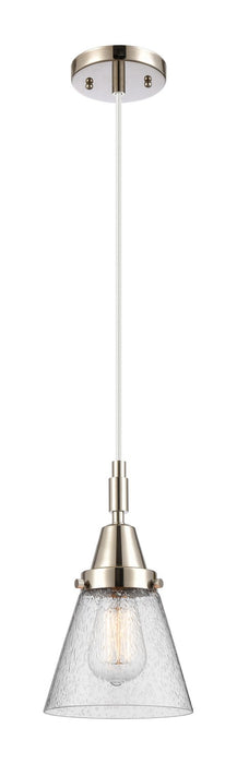 Innovations 447-1P-PN-G64 One Light Pendant, Polished Nickel