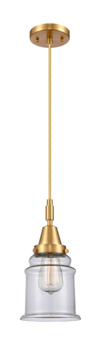 Innovations 447-1P-SG-G182 One Light Pendant, Satin Gold