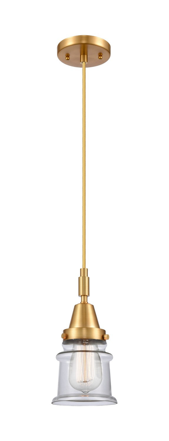 Innovations 447-1P-SG-G182S One Light Pendant, Satin Gold