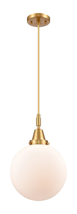 Innovations 447-1P-SG-G201-10 One Light Pendant, Satin Gold
