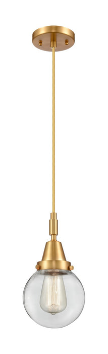 Innovations 447-1P-SG-G202-6 One Light Pendant, Satin Gold