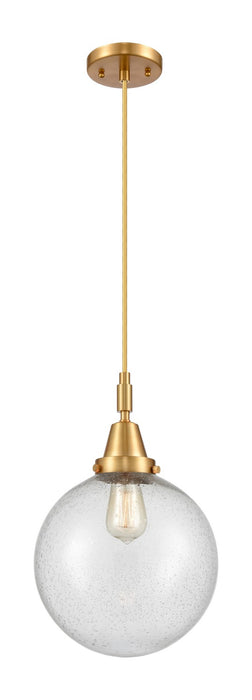 Innovations 447-1P-SG-G204-10 One Light Pendant, Satin Gold