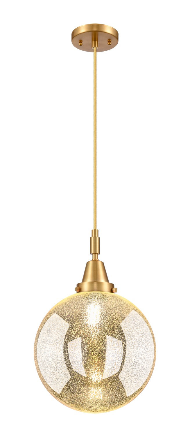 Innovations 447-1P-SG-G208-10 One Light Pendant, Satin Gold