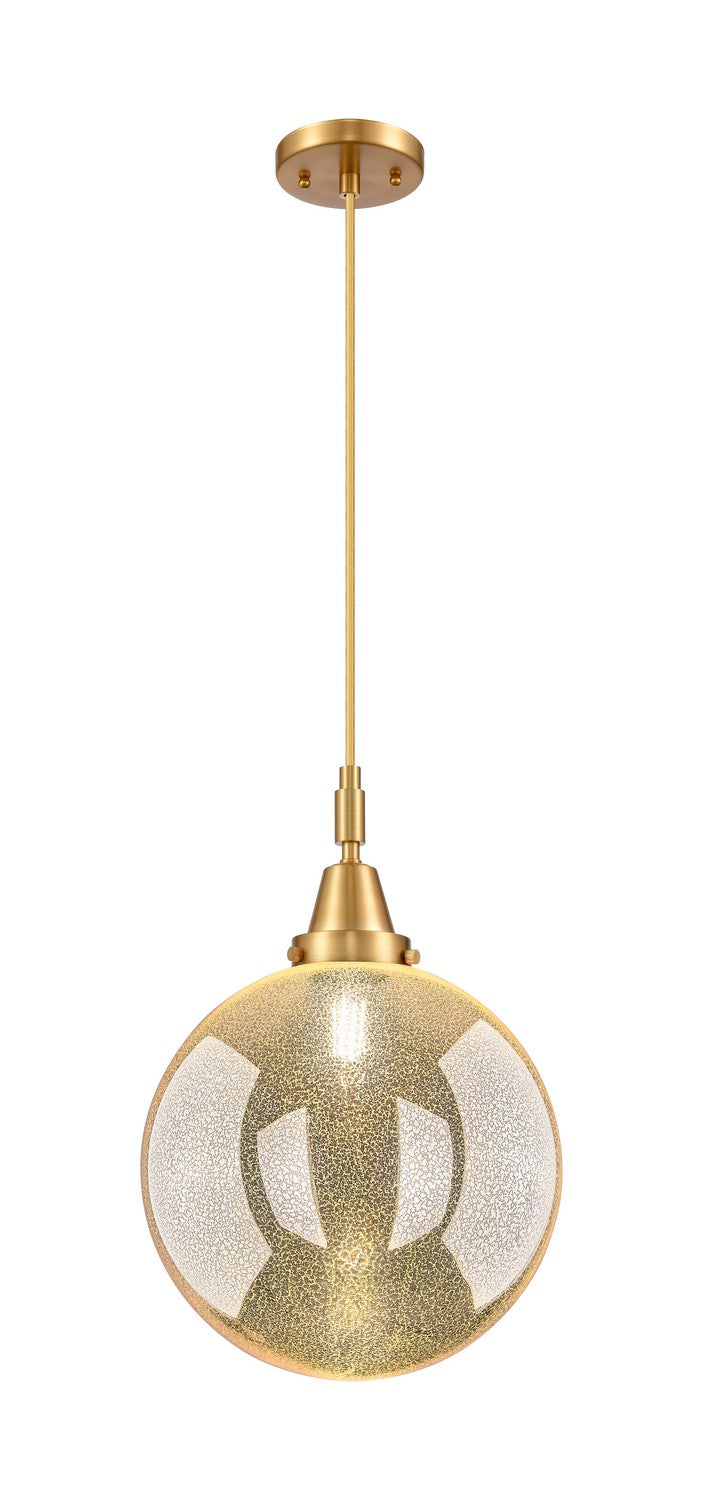 Innovations 447-1P-SG-G208-12 One Light Pendant, Satin Gold