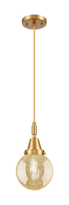 Innovations 447-1P-SG-G208-6 One Light Pendant, Satin Gold