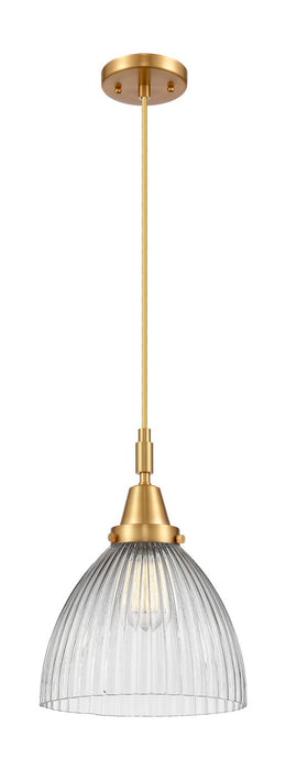 Innovations 447-1P-SG-G222 One Light Pendant, Satin Gold