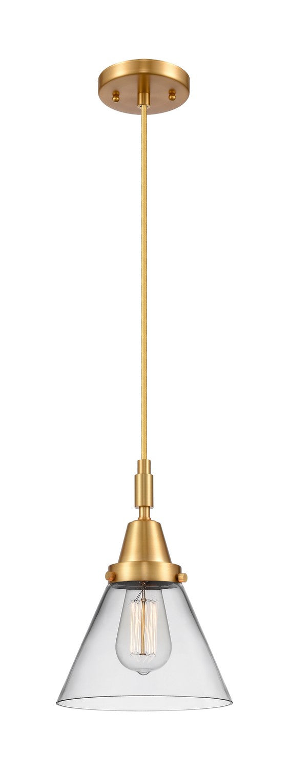 Innovations 447-1P-SG-G42 One Light Pendant, Satin Gold