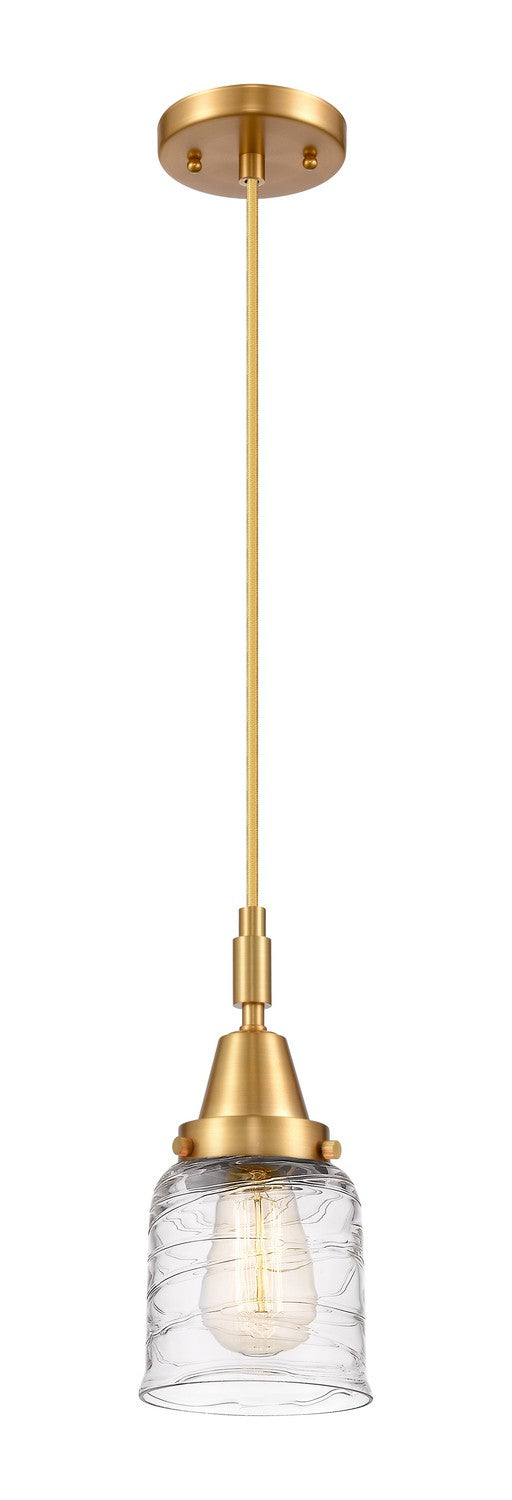 Innovations 447-1P-SG-G513 One Light Pendant, Satin Gold
