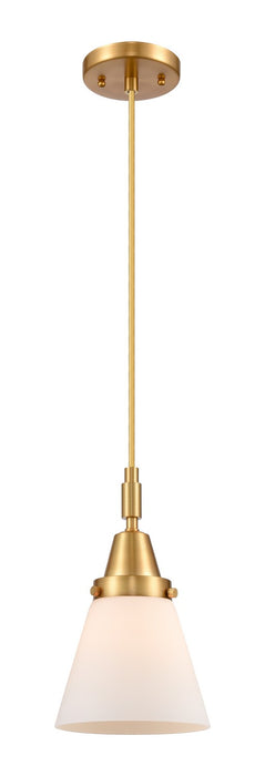 Innovations 447-1P-SG-G61 One Light Pendant, Satin Gold