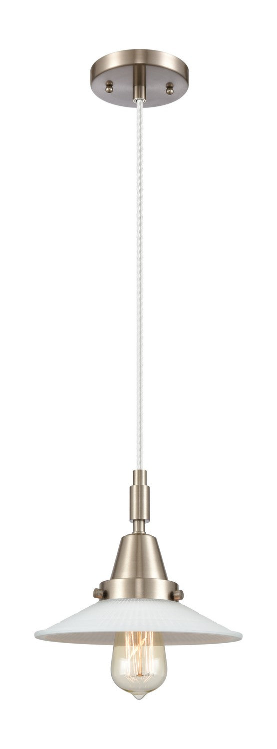 Innovations 447-1P-SN-G1 One Light Pendant, Brushed Satin Nickel