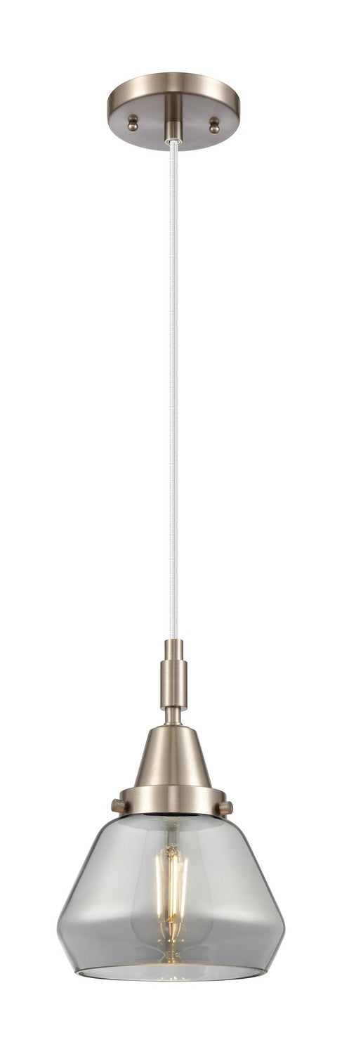 Innovations 447-1P-SN-G173 One Light Pendant, Brushed Satin Nickel