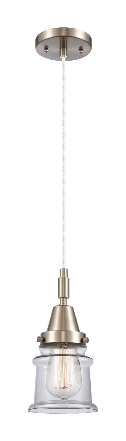 Innovations 447-1P-SN-G182S One Light Pendant, Brushed Satin Nickel