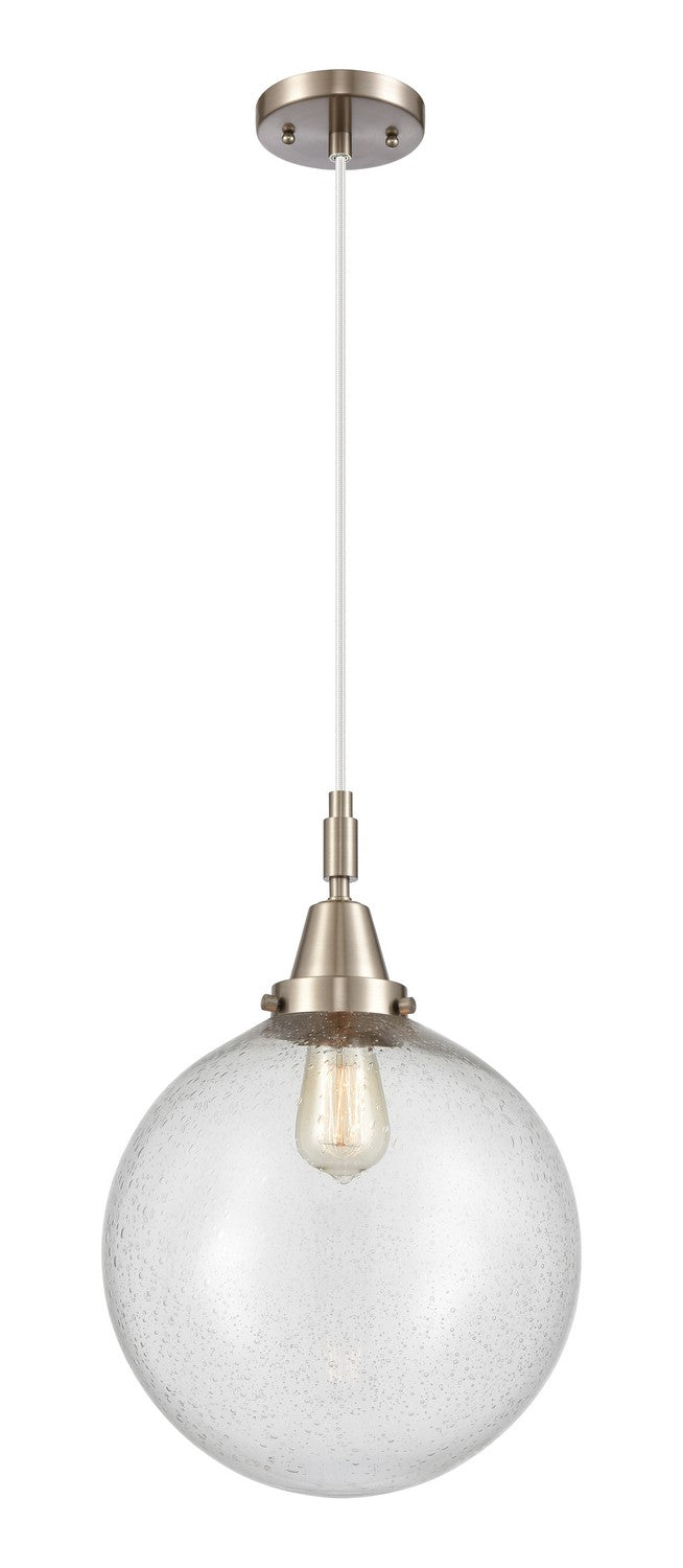 Innovations 447-1P-SN-G204-12 One Light Pendant, Brushed Satin Nickel