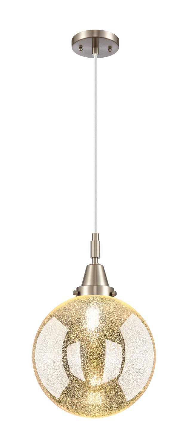 Innovations 447-1P-SN-G208-10 One Light Pendant, Brushed Satin Nickel