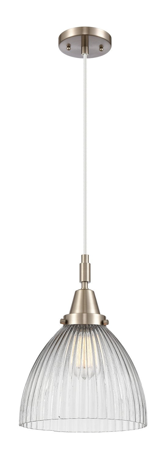 Innovations 447-1P-SN-G222 One Light Pendant, Brushed Satin Nickel