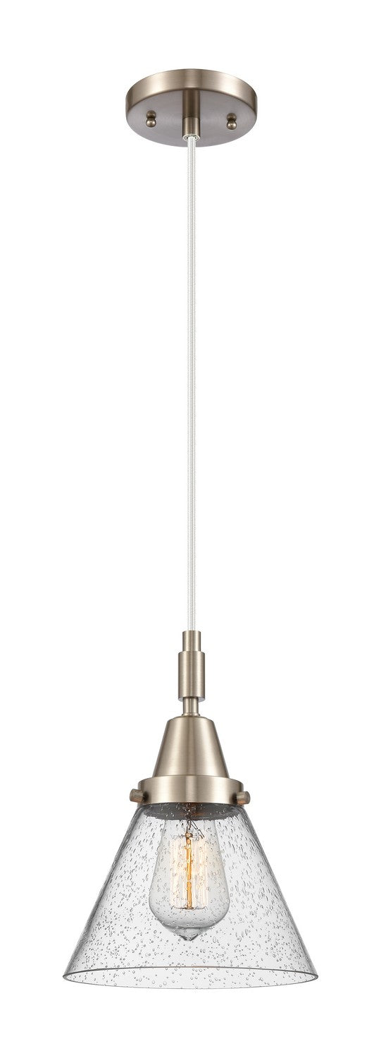 Innovations 447-1P-SN-G44 One Light Pendant, Brushed Satin Nickel