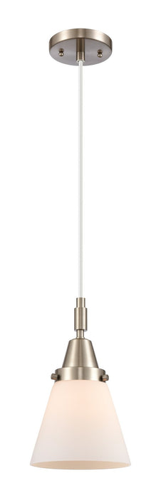 Innovations 447-1P-SN-G61 One Light Pendant, Brushed Satin Nickel