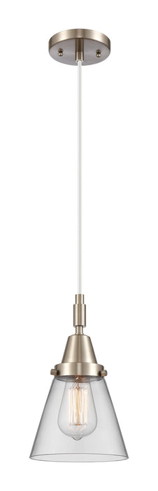 Innovations 447-1P-SN-G62 One Light Pendant, Brushed Satin Nickel