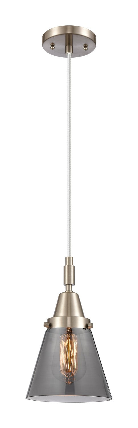 Innovations 447-1P-SN-G63 One Light Pendant, Brushed Satin Nickel