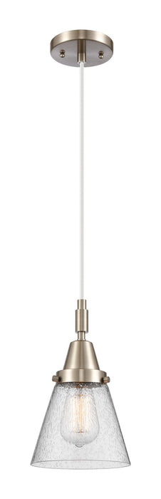 Innovations 447-1P-SN-G64 One Light Pendant, Brushed Satin Nickel