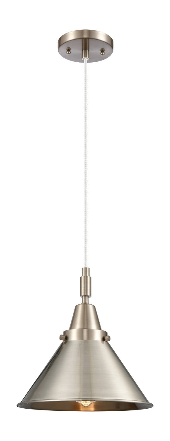 Innovations 447-1P-SN-M10-SN One Light Pendant, Brushed Satin Nickel