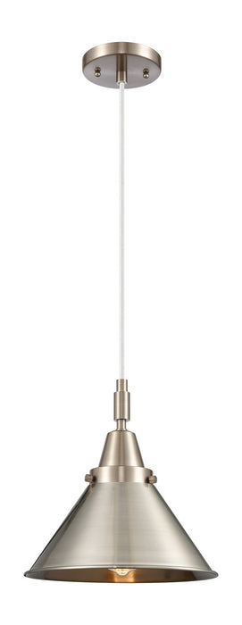 Innovations 447-1P-SN-M10-SN One Light Pendant, Brushed Satin Nickel