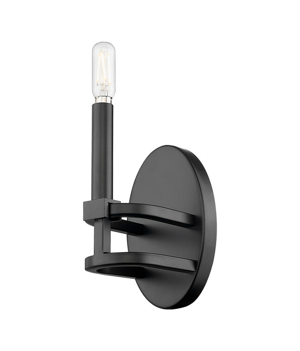 Innovations 449-1W-BK One Light Wall Sconce, Matte Black