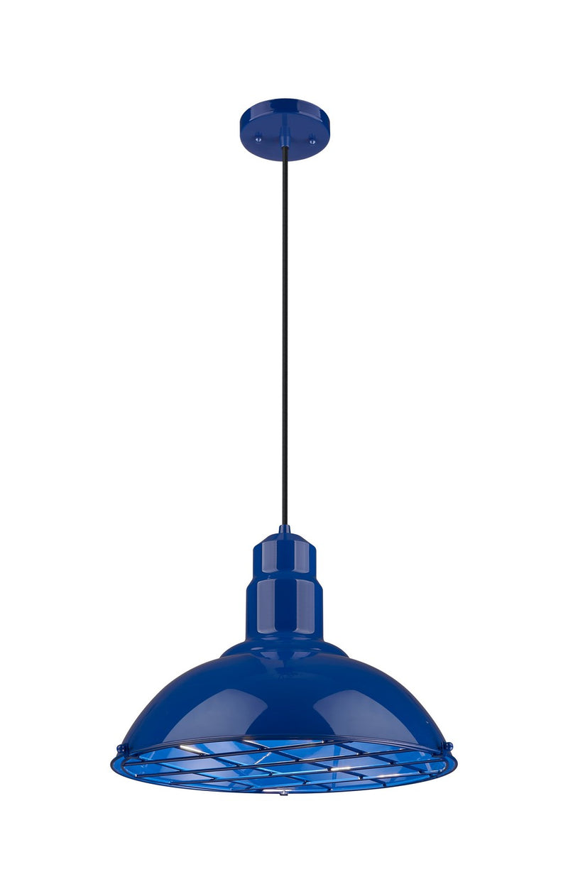 Innovations 455-1P-16BL One Light Pendant, Blue