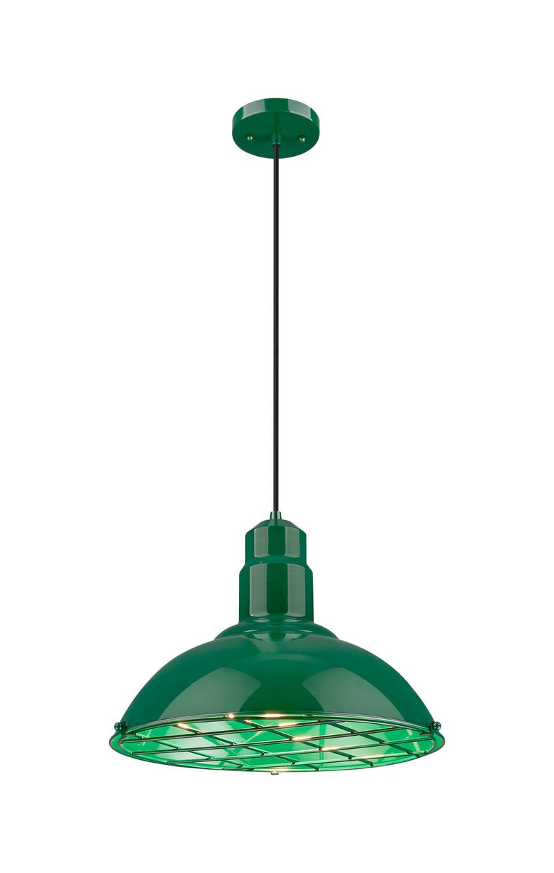 Innovations 455-1P-16GR One Light Pendant, Green