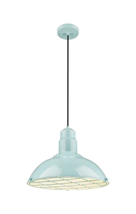 Innovations 455-1P-16SF One Light Pendant, Seafoam
