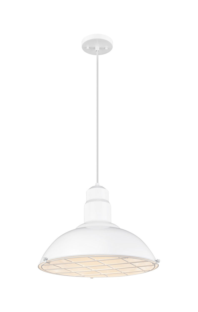 Innovations 455-1P-16W One Light Pendant, White