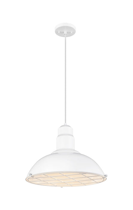 Innovations 455-1P-16W One Light Pendant, White