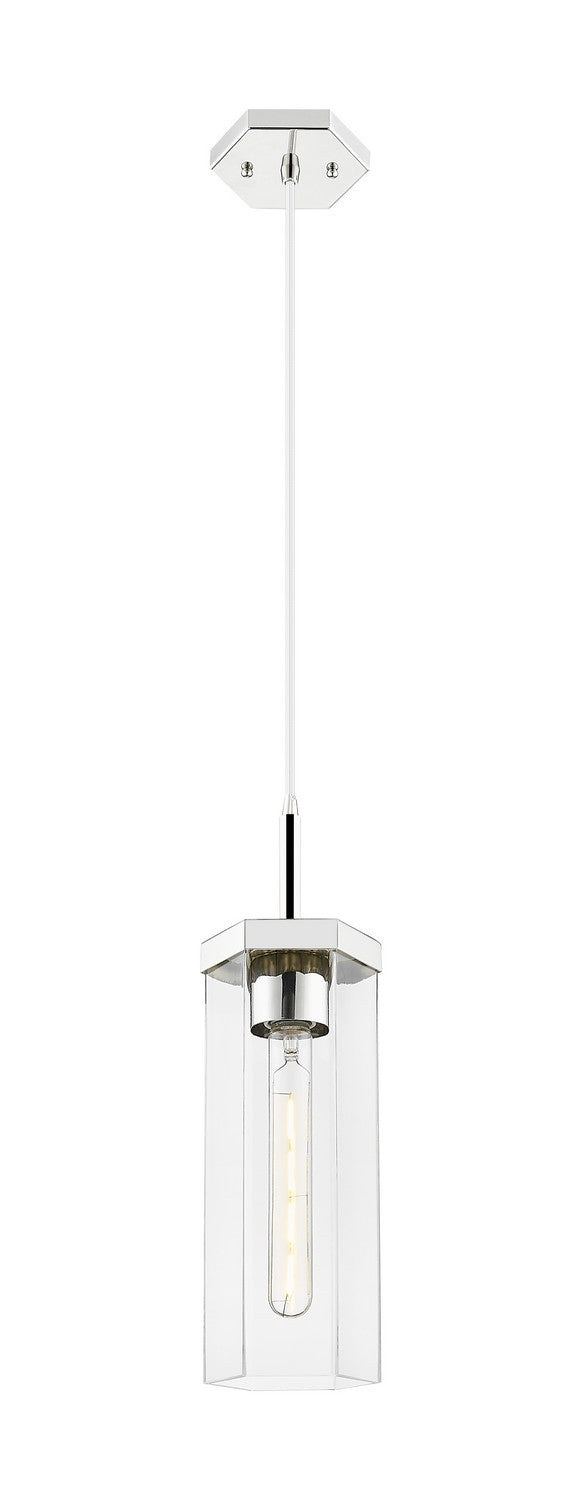 Innovations 463-1P-PN-G463-12CL One Light Pendant, Polished Nickel