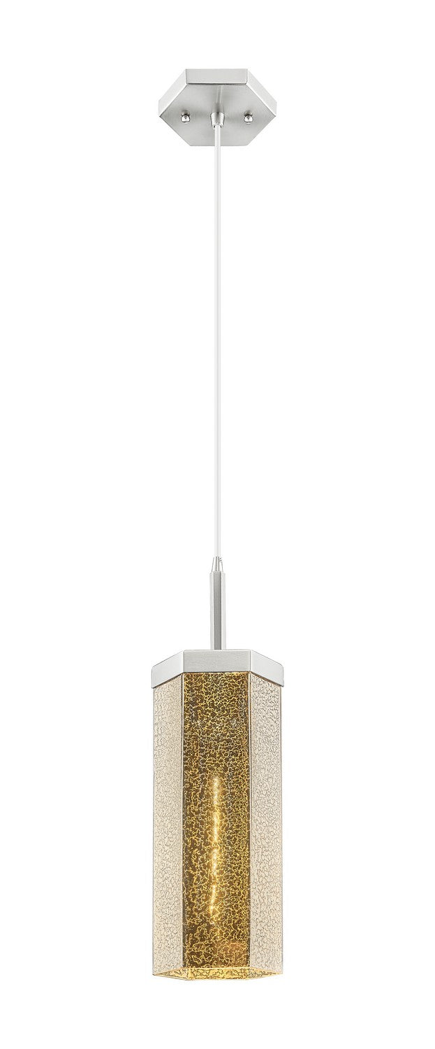 Innovations 463-1P-SN-G463-12ME One Light Pendant, Satin Nickel