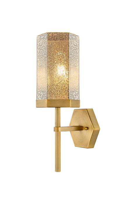 Innovations 463-1W-BB-G463-8ME One Light Wall Sconce, Brushed Brass