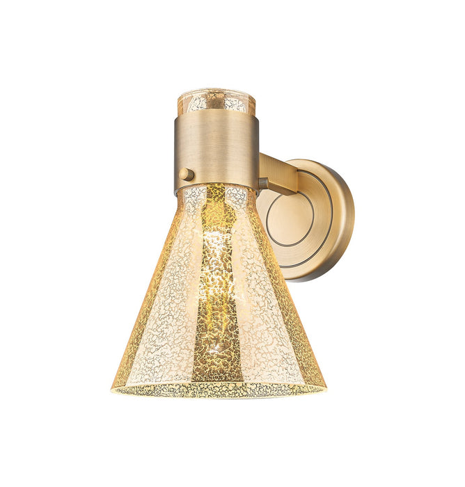 Innovations 464-1W-BB-G464C-7ME One Light Wall Sconce, Brushed Brass