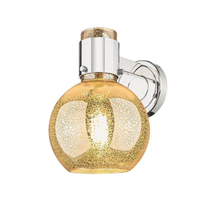 Innovations 464-1W-PN-G464B-7ME One Light Wall Sconce, Polished Nickel