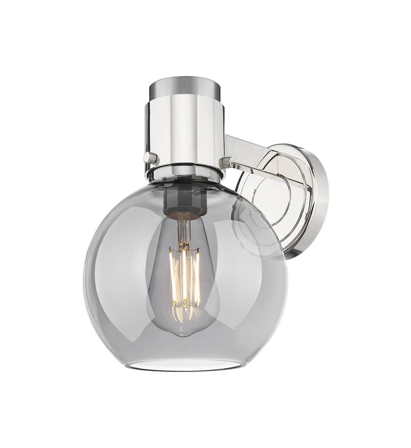 Innovations 464-1W-PN-G464B-7SM One Light Wall Sconce, Polished Nickel