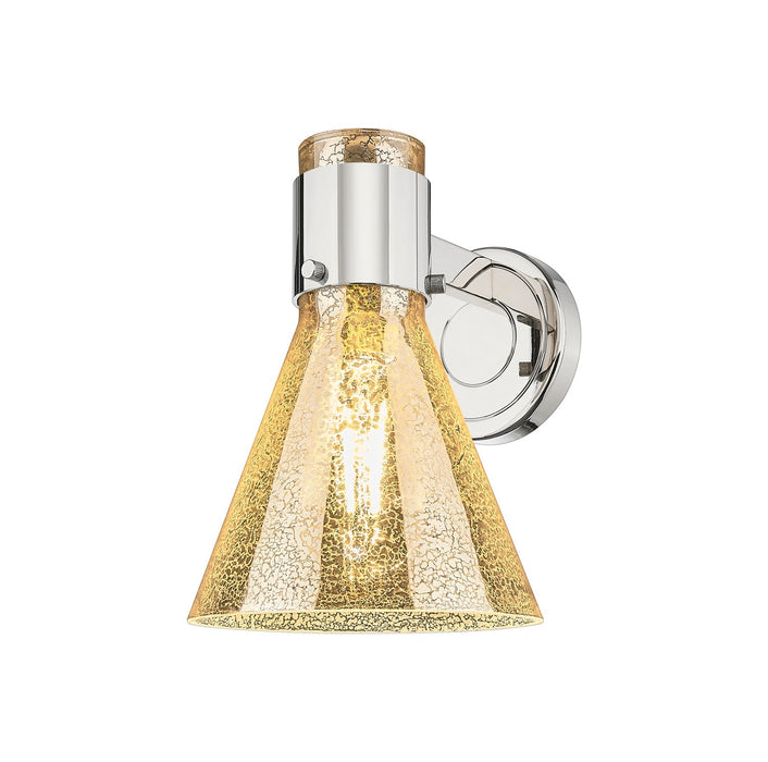 Innovations 464-1W-PN-G464C-7ME One Light Wall Sconce, Polished Nickel