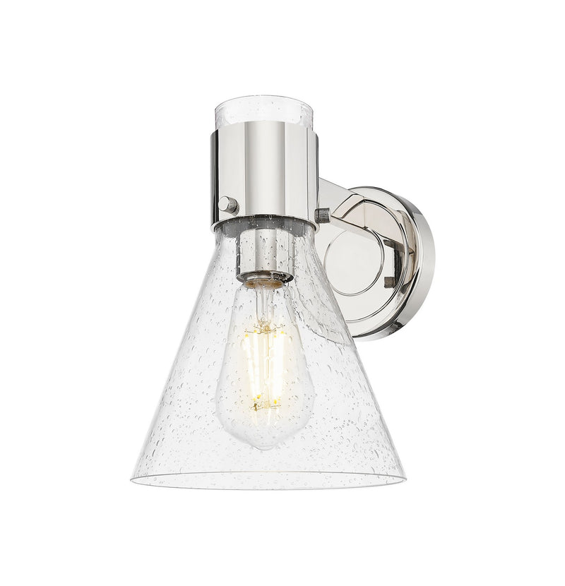 Innovations 464-1W-PN-G464C-7SDY One Light Wall Sconce, Polished Nickel