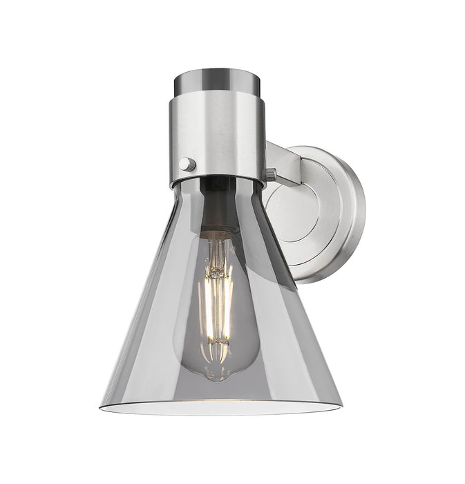 Innovations 464-1W-SN-G464C-7SM One Light Wall Sconce, Satin Nickel