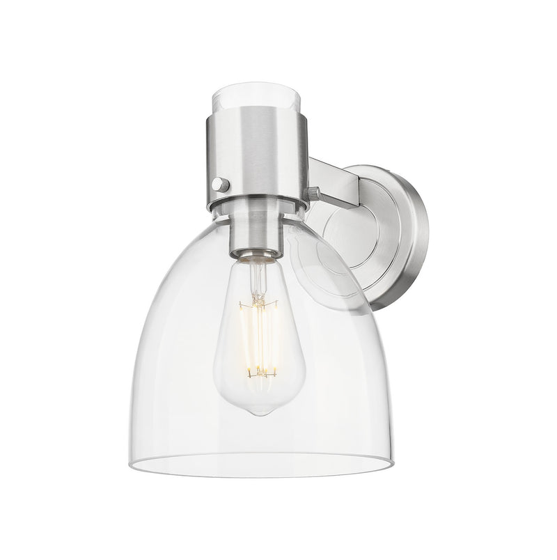 Innovations 464-1W-SN-G464D-7CL One Light Wall Sconce, Satin Nickel
