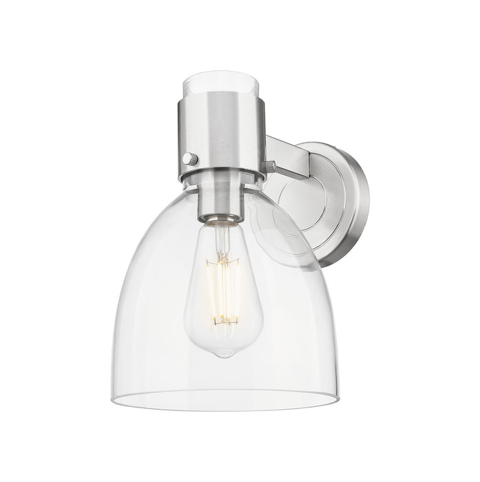 Innovations 464-1W-SN-G464D-7CL One Light Wall Sconce, Satin Nickel
