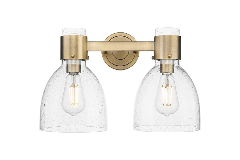 Innovations 464-2W-BB-G464D-7SDY Two Light Bath Vanity, Brushed Brass